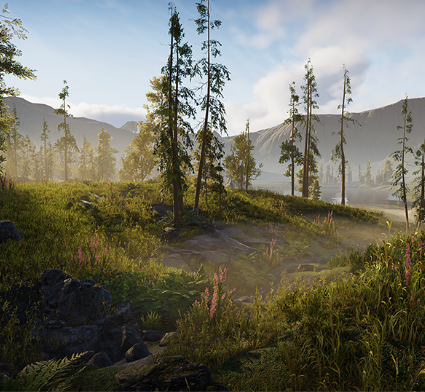 Built-in Terrain authoring and Rendering for Unity